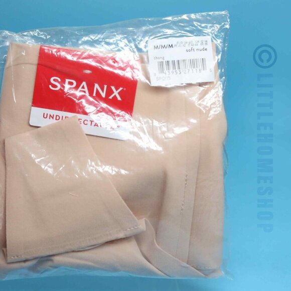NWT!  Spanx Undie-tectable Thong in Medium, Soft Nude - Picture 8 of 8